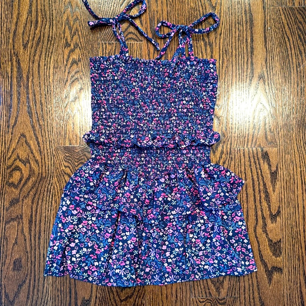 Tweenstyle dress, navy floral, size 14